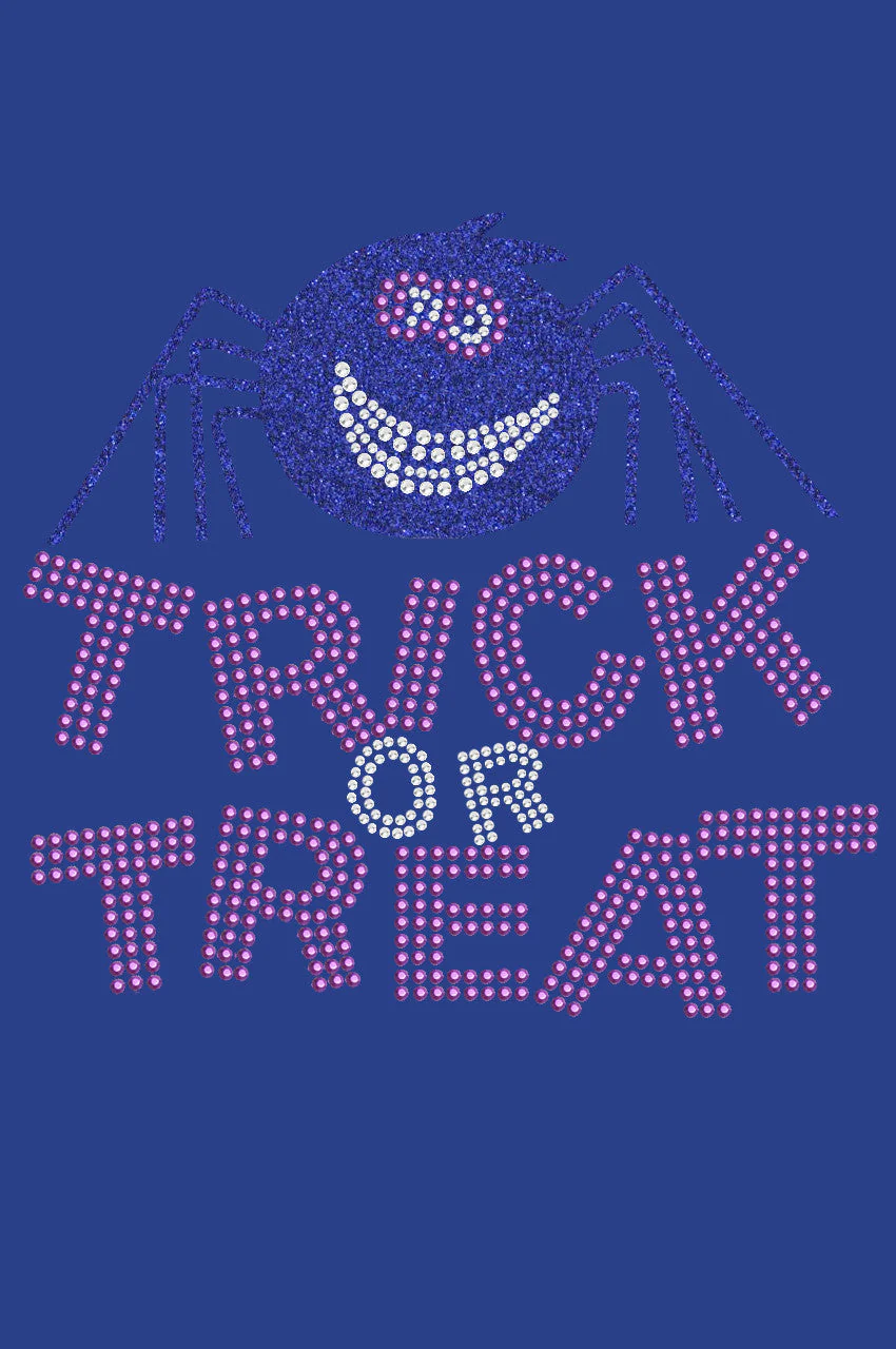 Trick or Treat with Blue Glitter Spider - Bandanna - Image 8
