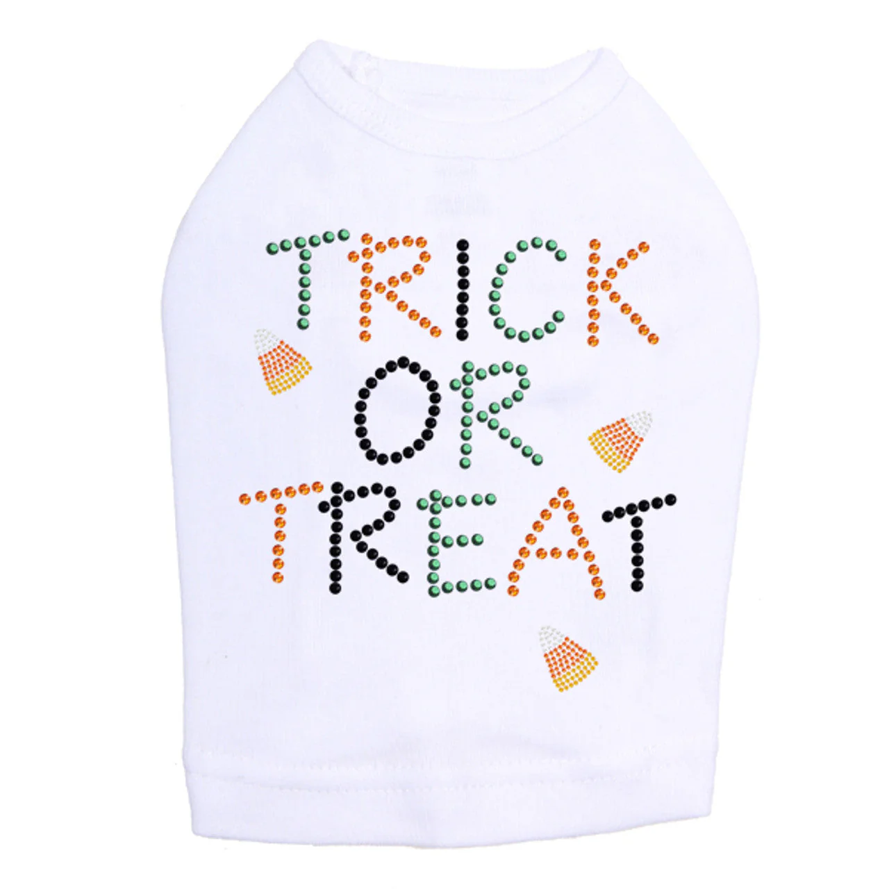 Trick or Treat with Candy Corn - Dog Tank - Image 4