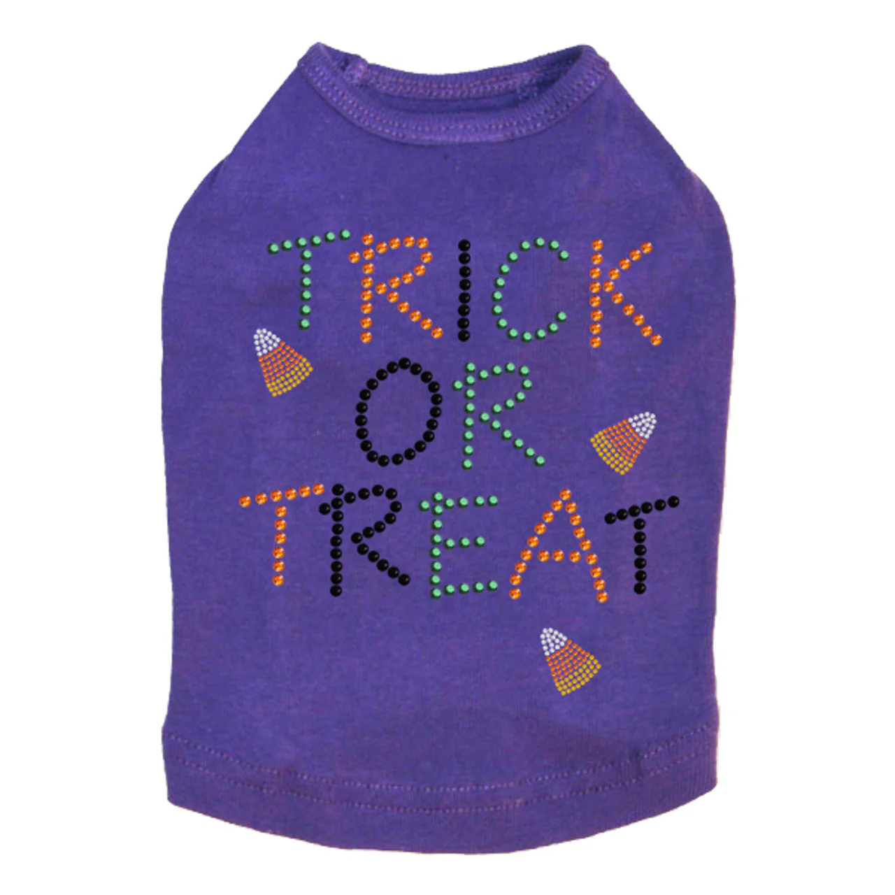 Trick or Treat with Candy Corn - Dog Tank - Image 9