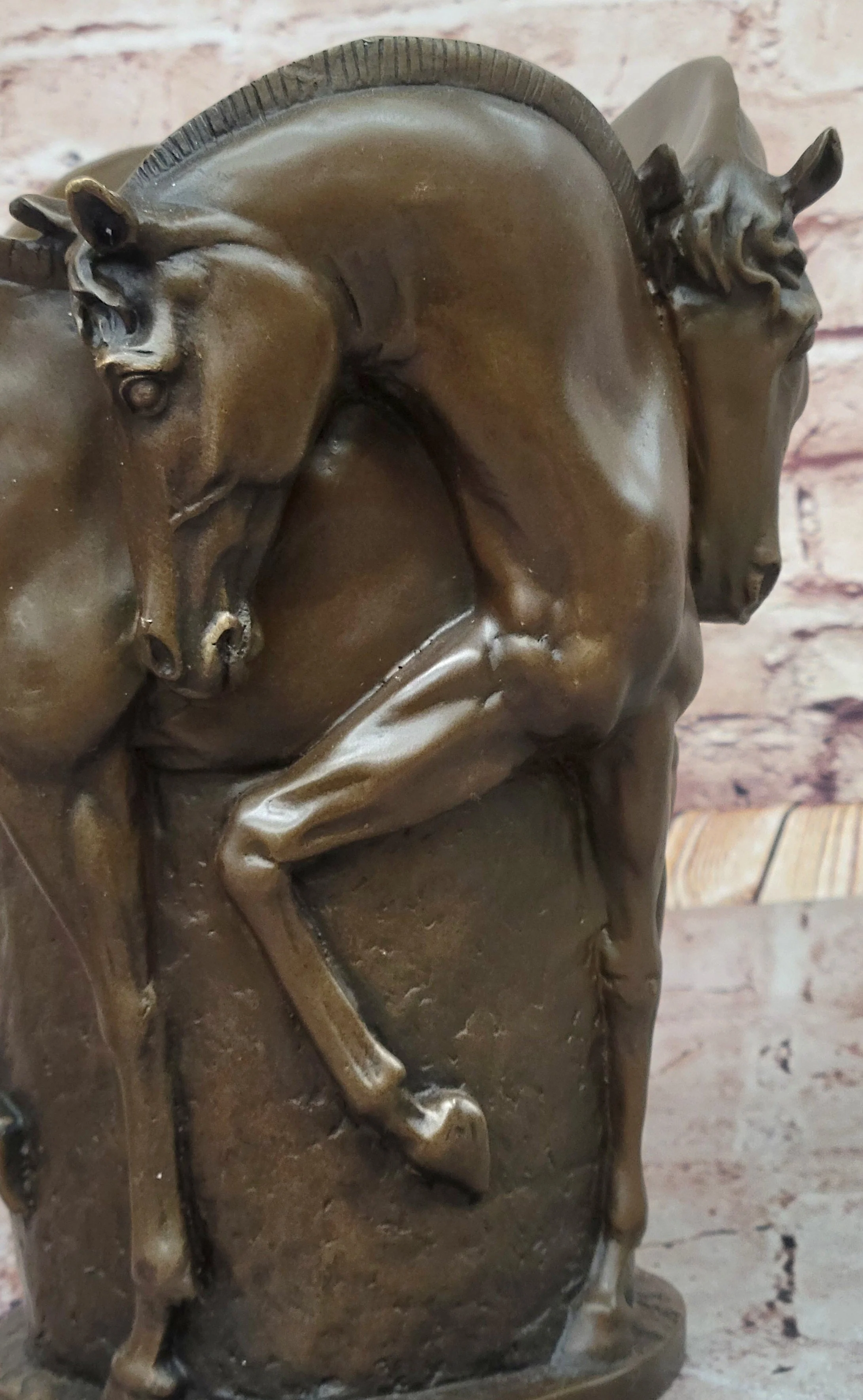 Trophy Horse Centerpiece Hot Cast by Lost Wax Horse Vase Bronze Sculpture Figure - Image 3