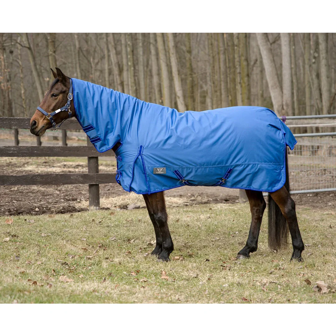 TuffRider 600 D Comfy Winter Medium Weight Ripstop Turnout Blanket w/ Combo Neck- 200 GSM - Image 4