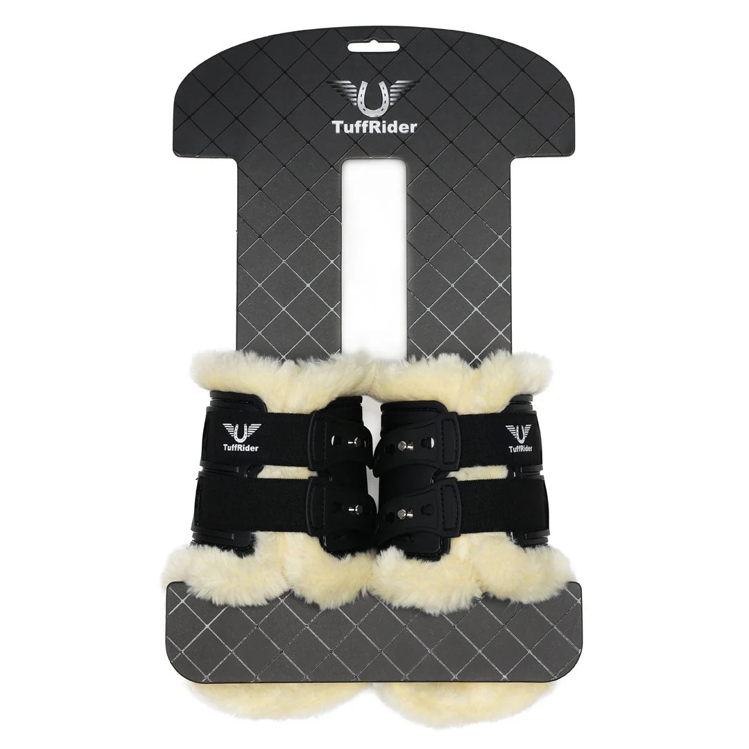 TuffRider Airflow Iron Man Sherpa Fleece Fetlock Boots - Image 4