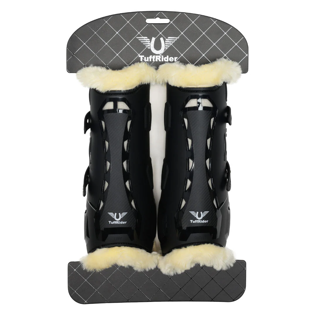 TuffRider Airflow Iron Man Sherpa Fleece Tendon Boots - Image 5