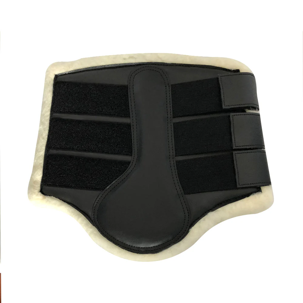 TuffRider Wool Fleecing Dressage Boots- 2 Piece/ Pair, Black, Full - Image 2