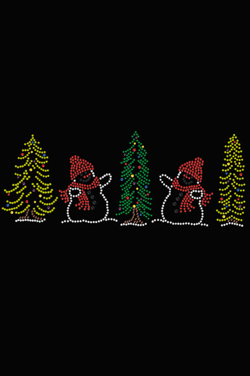Two Snowmen in Trees - Bandana - Image 14