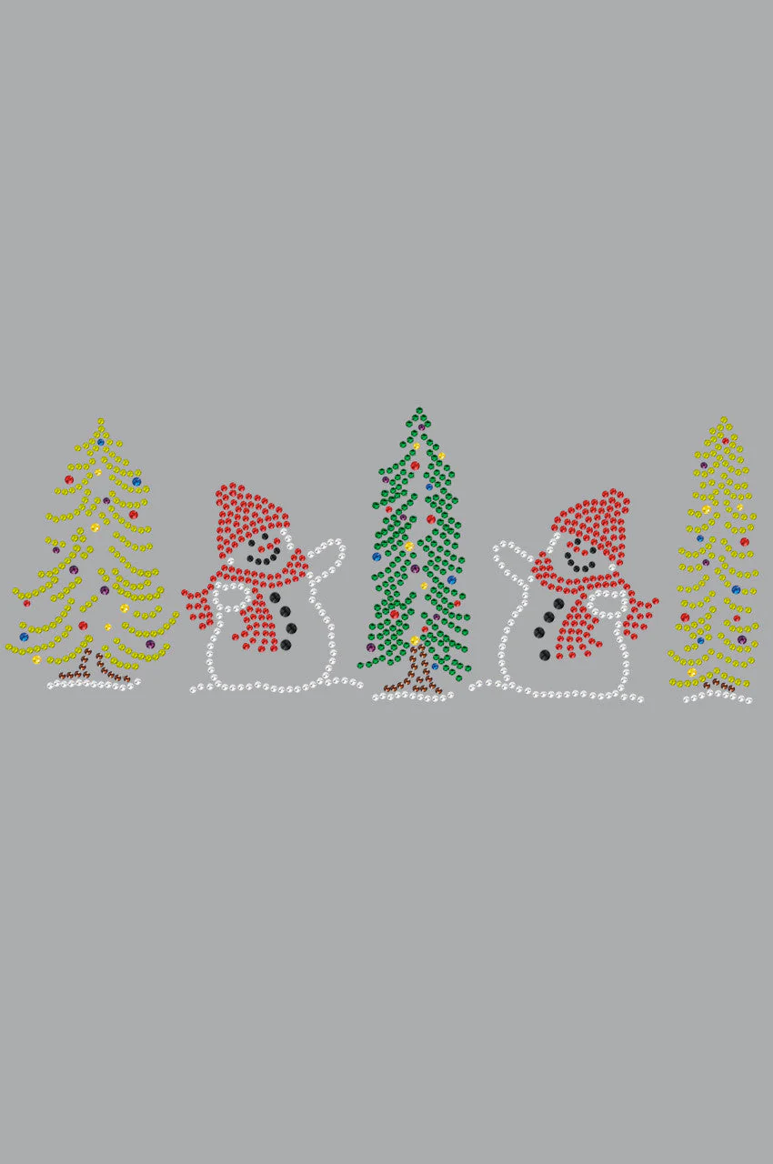 Two Snowmen in Trees - Bandana - Image 16