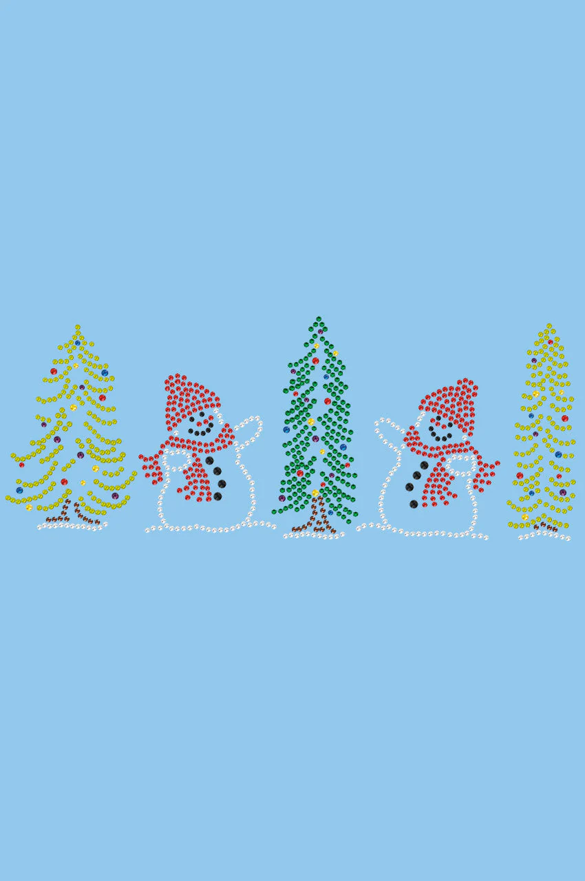 Two Snowmen in Trees - Bandana - Image 6
