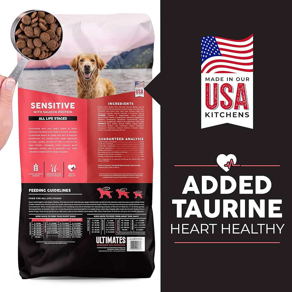 Ultimates Adult Sensitive With Salmon Dry Dog Food (28lb) - Image 2