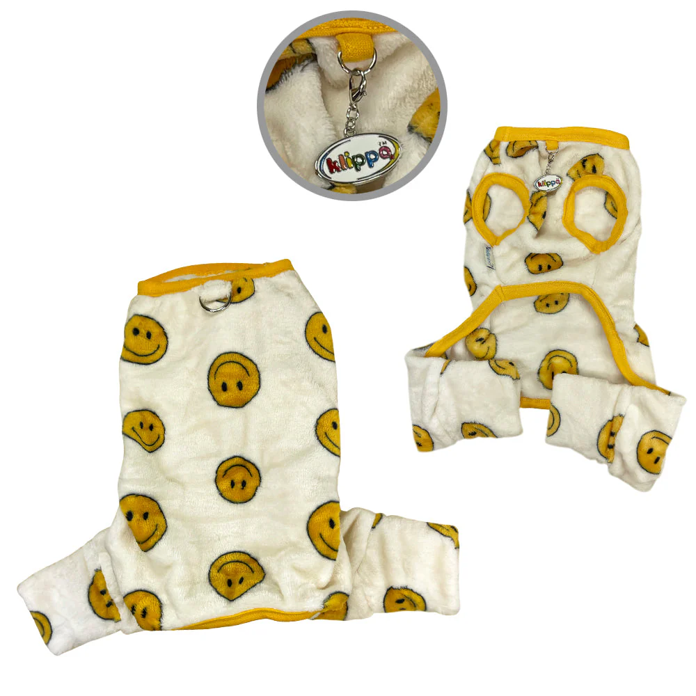 Ultra Plush Happy Face Front Sleeveless Pajamas - Image 2