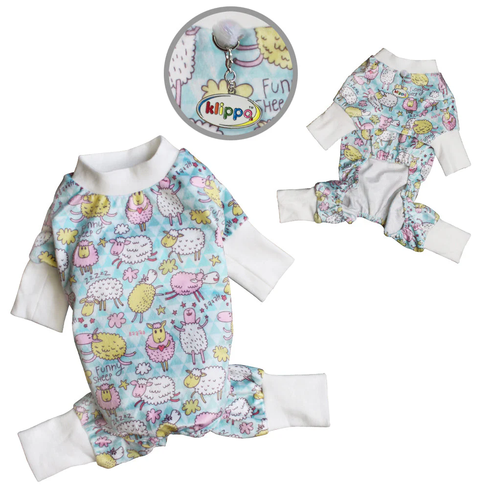 Ultra Soft Minky Funny Sheep Pajamas - Image 2