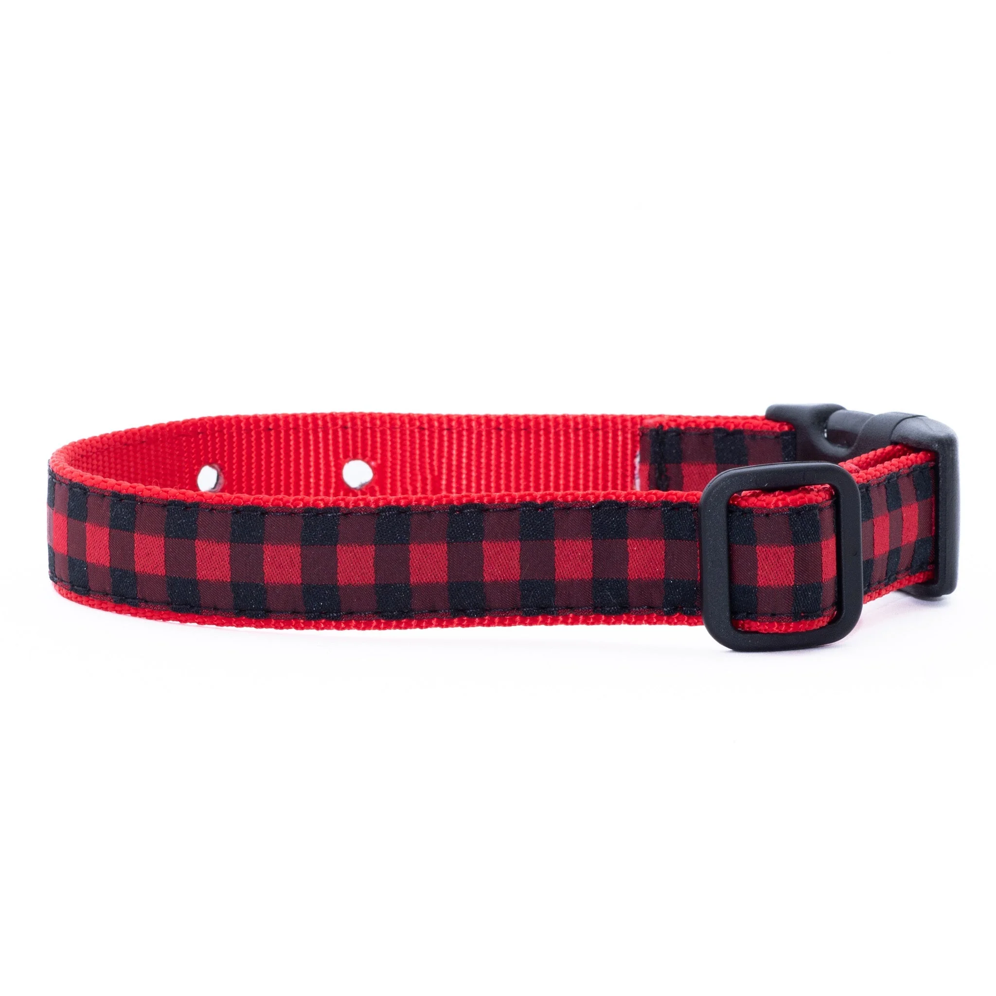 Buffalo Check Underground Dog Collar By: Up Country - Image 2