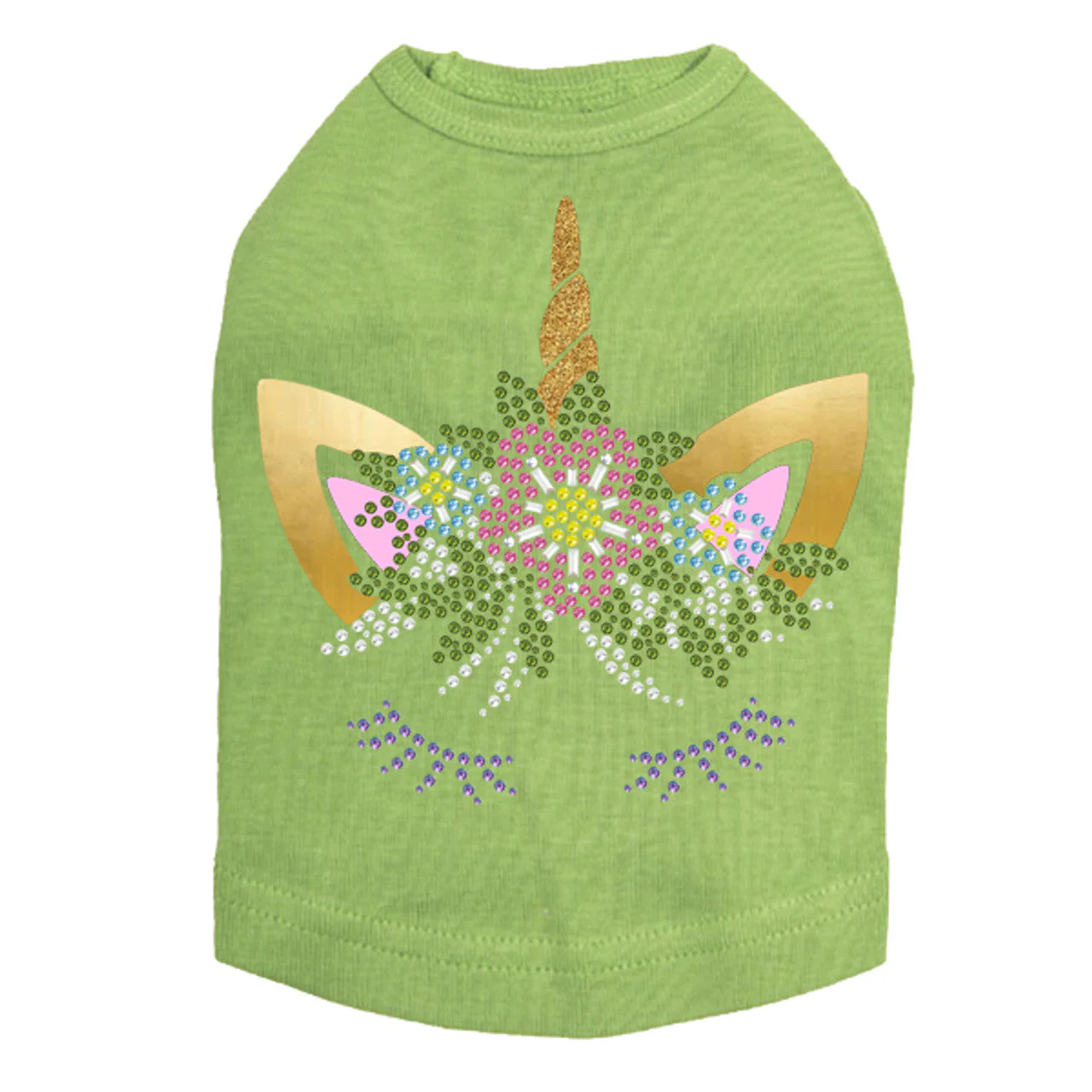 Unicorn with Flowers - Dog Tank - Image 14