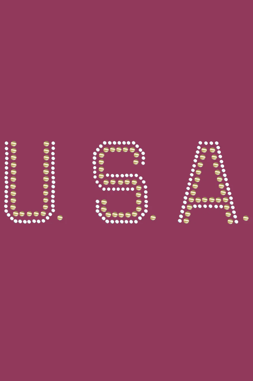 USA (Gold & Silver Nailheads) - Bandanna - Image 13