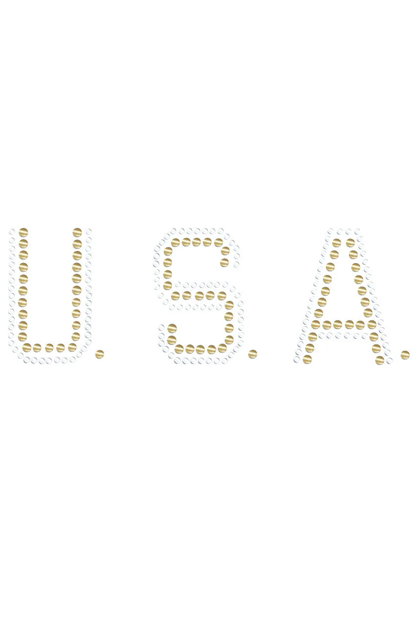 USA (Gold & Silver Nailheads) - Bandanna - Image 14