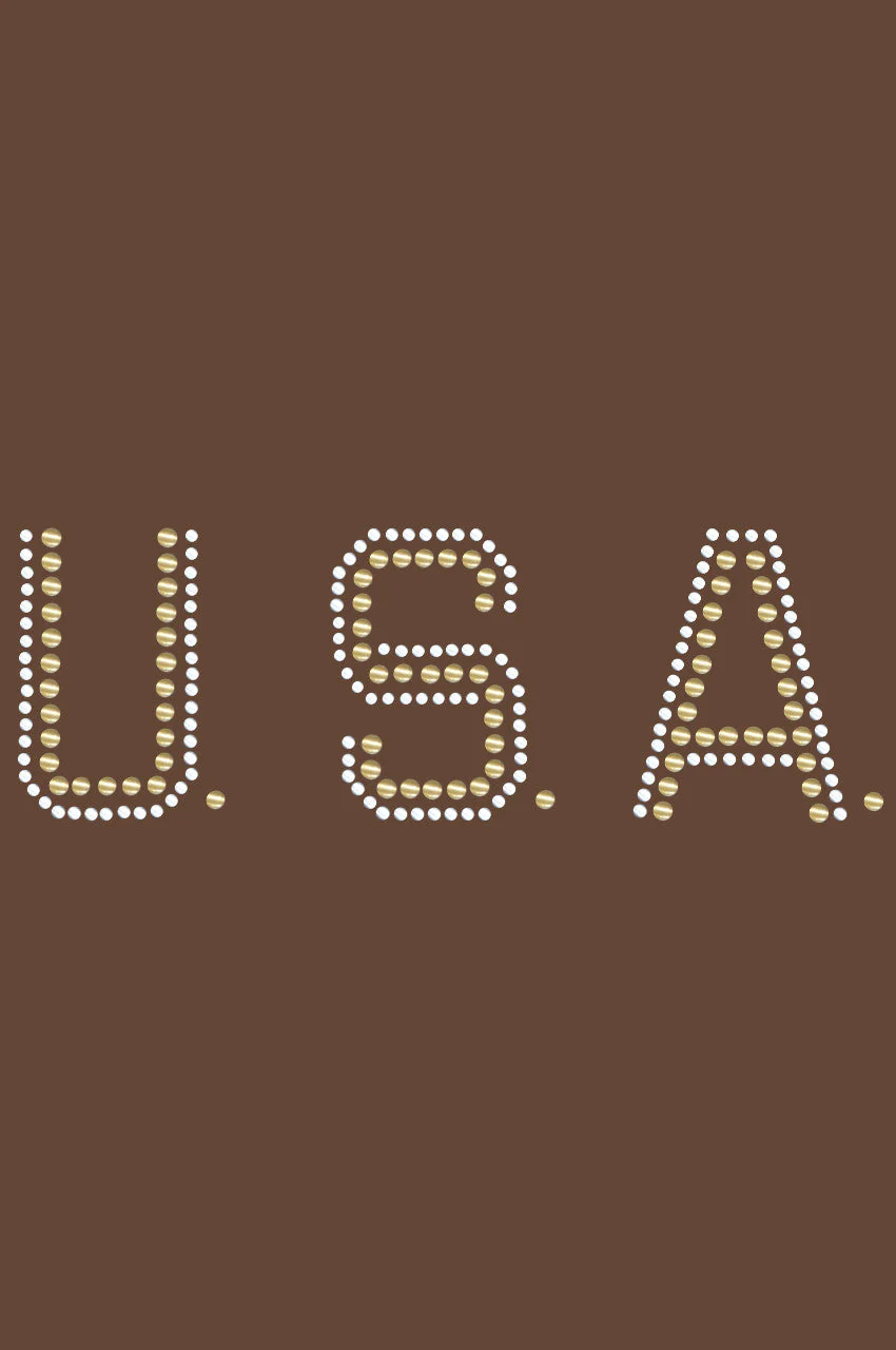 USA (Gold & Silver Nailheads) - Bandanna - Image 16
