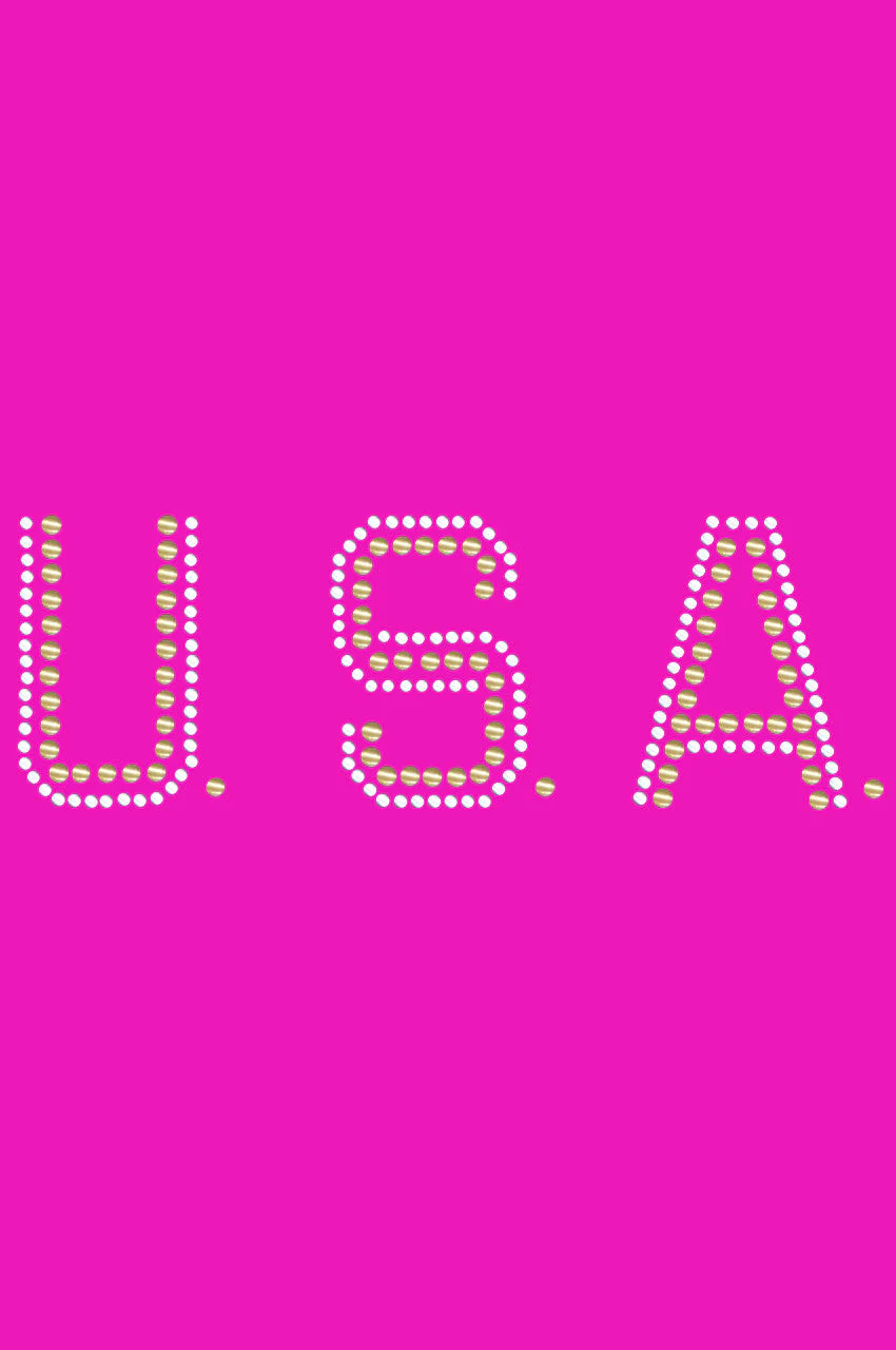 USA (Gold & Silver Nailheads) - Bandanna - Image 17