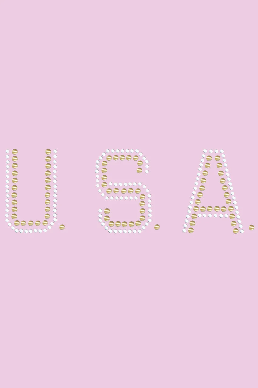 USA (Gold & Silver Nailheads) - Bandanna - Image 6