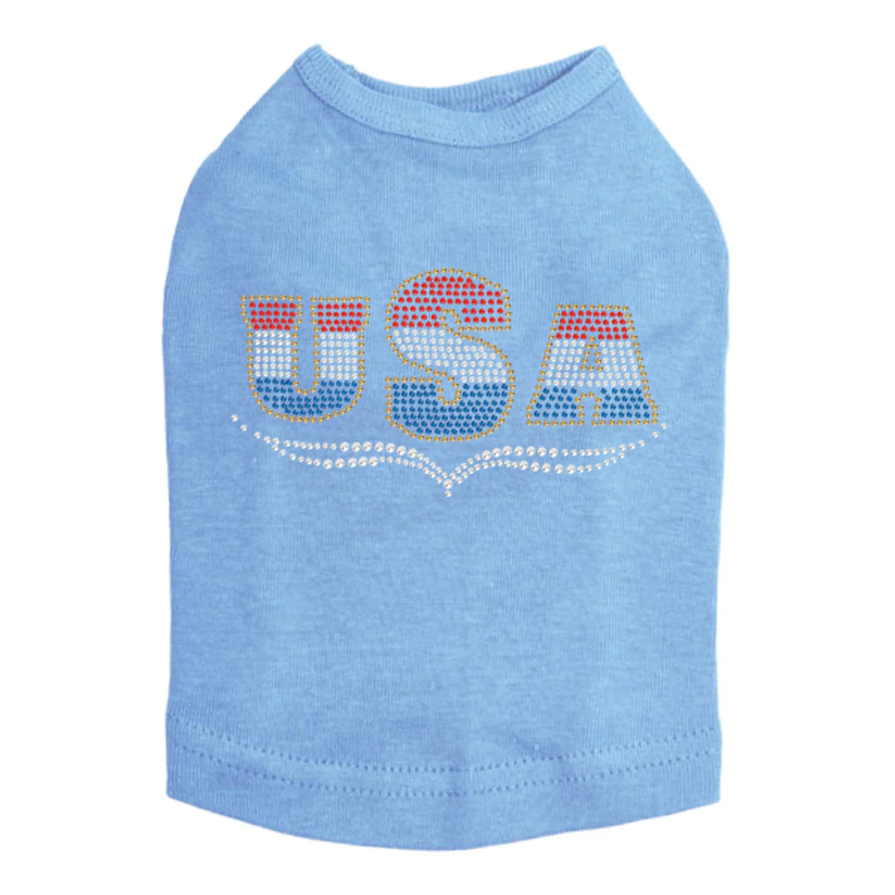 USA - Tricolor - Dog Tank - Image 2