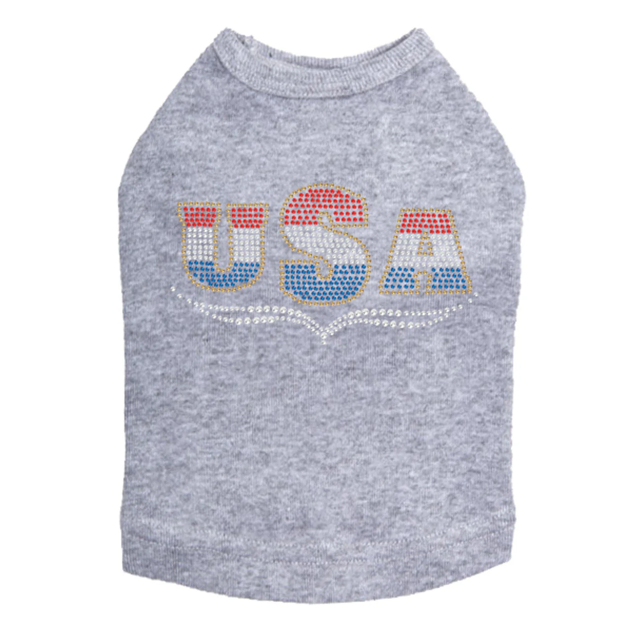USA - Tricolor - Dog Tank - Image 3