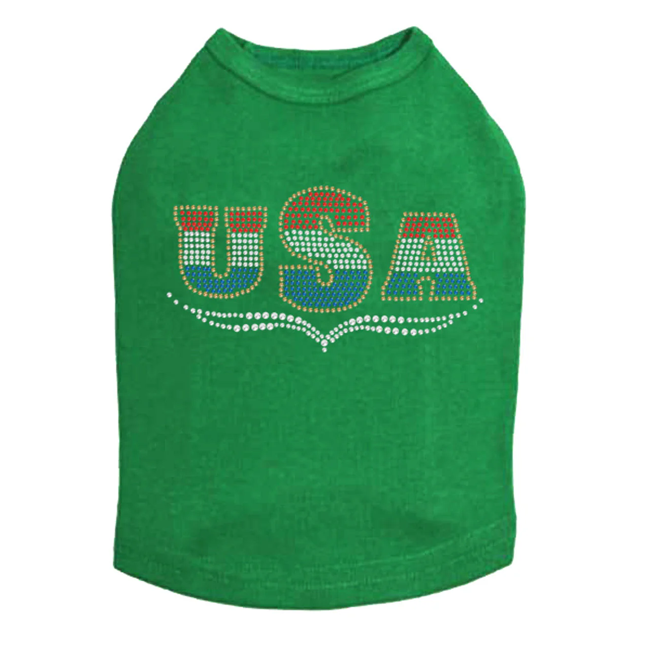 USA - Tricolor - Dog Tank - Image 6