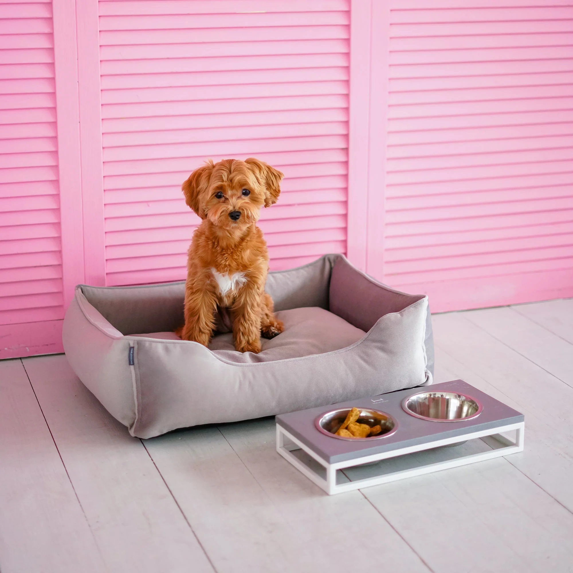 Velvet Dog Bed Dreamer - Image 10