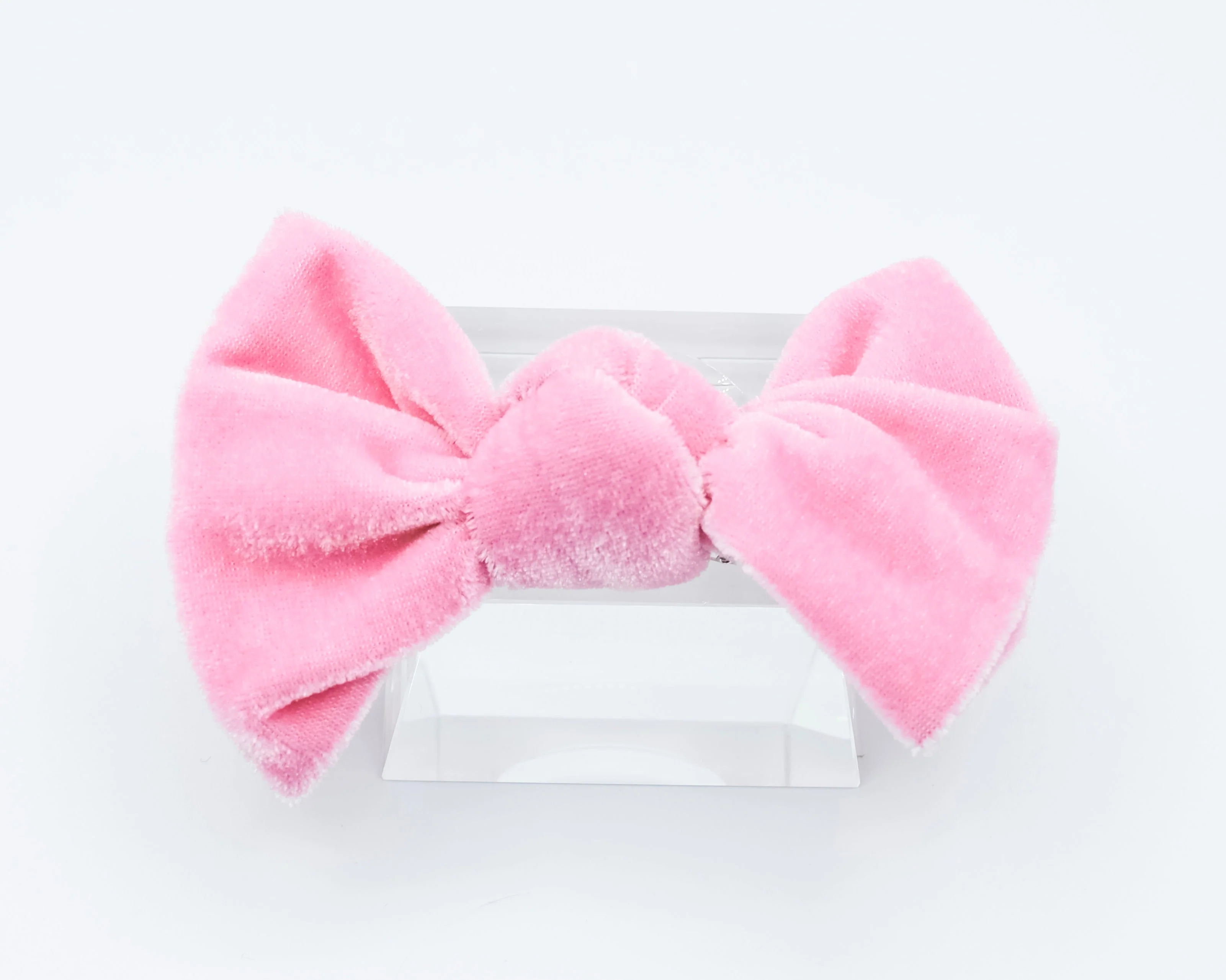 Velvet Knot Bow: Blushing
