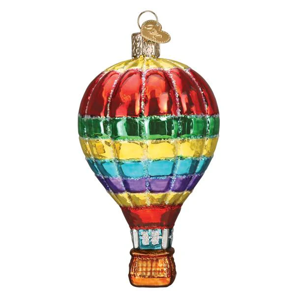 Vibrant Hot Air Balloon Ornament - Image 4