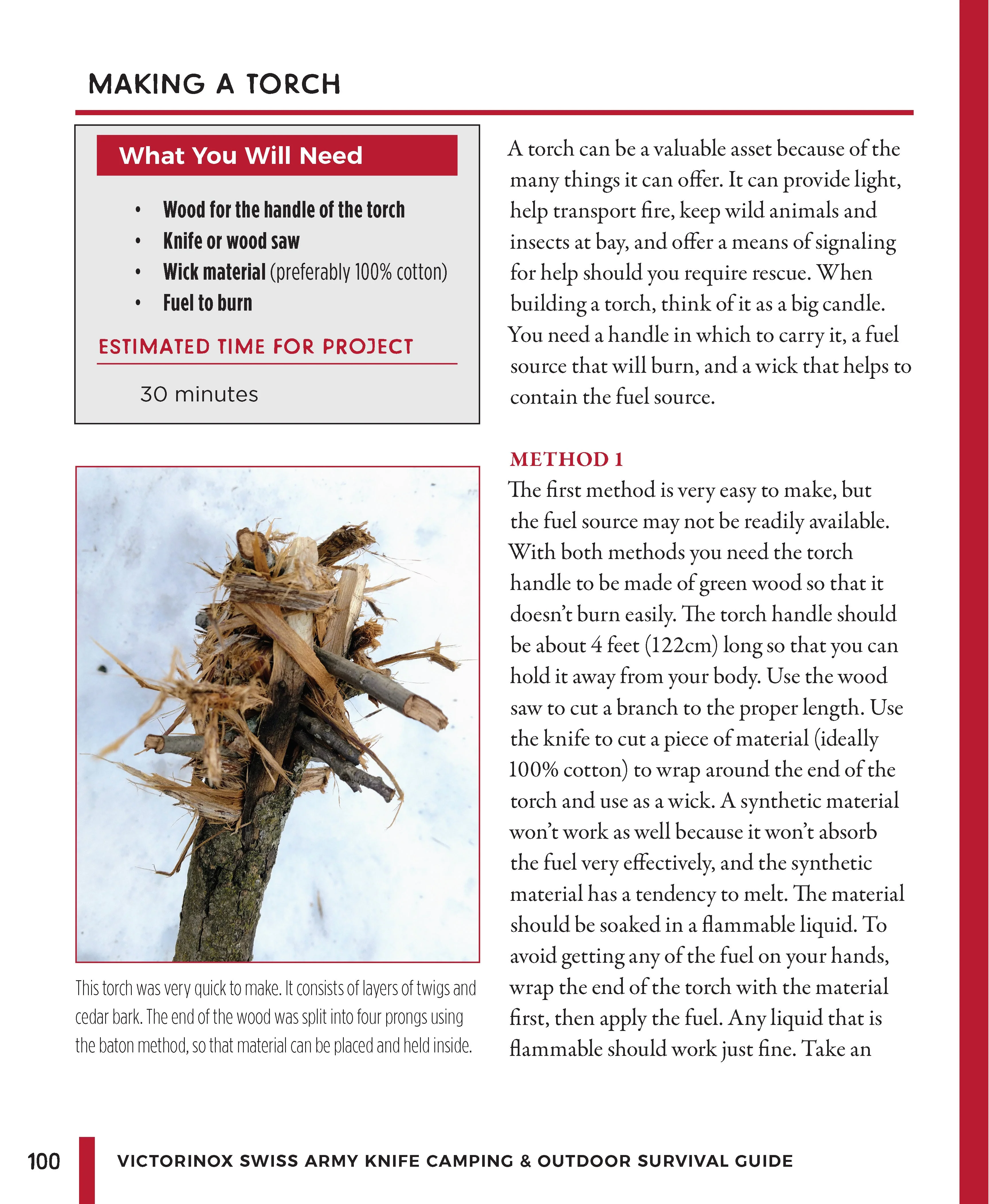 Victorinox Swiss Army Knife Camping & Outdoor Survival Guide - Image 3
