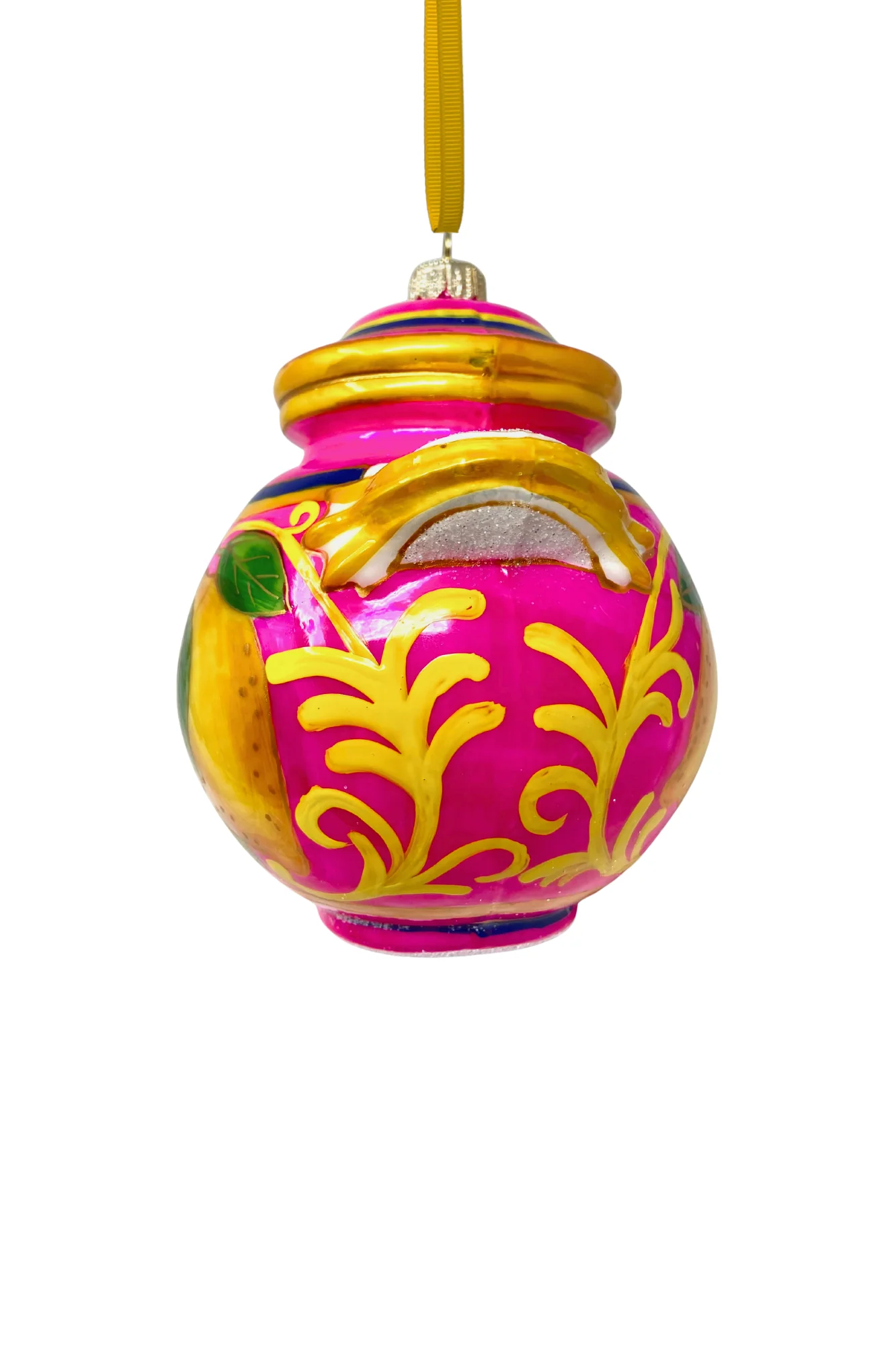 Villa Limoncello Jar Glass Christmas Ornament - Image 2