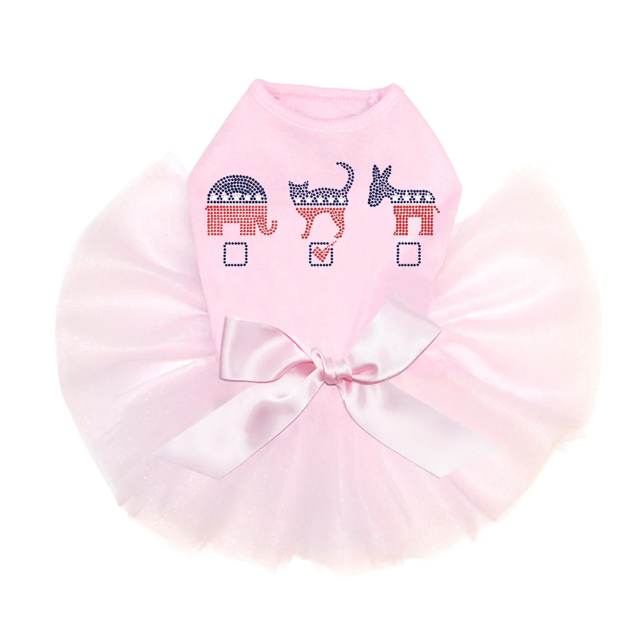 Vote Cat, Elephant, Donkey - Cat Custom Tutu - Image 2
