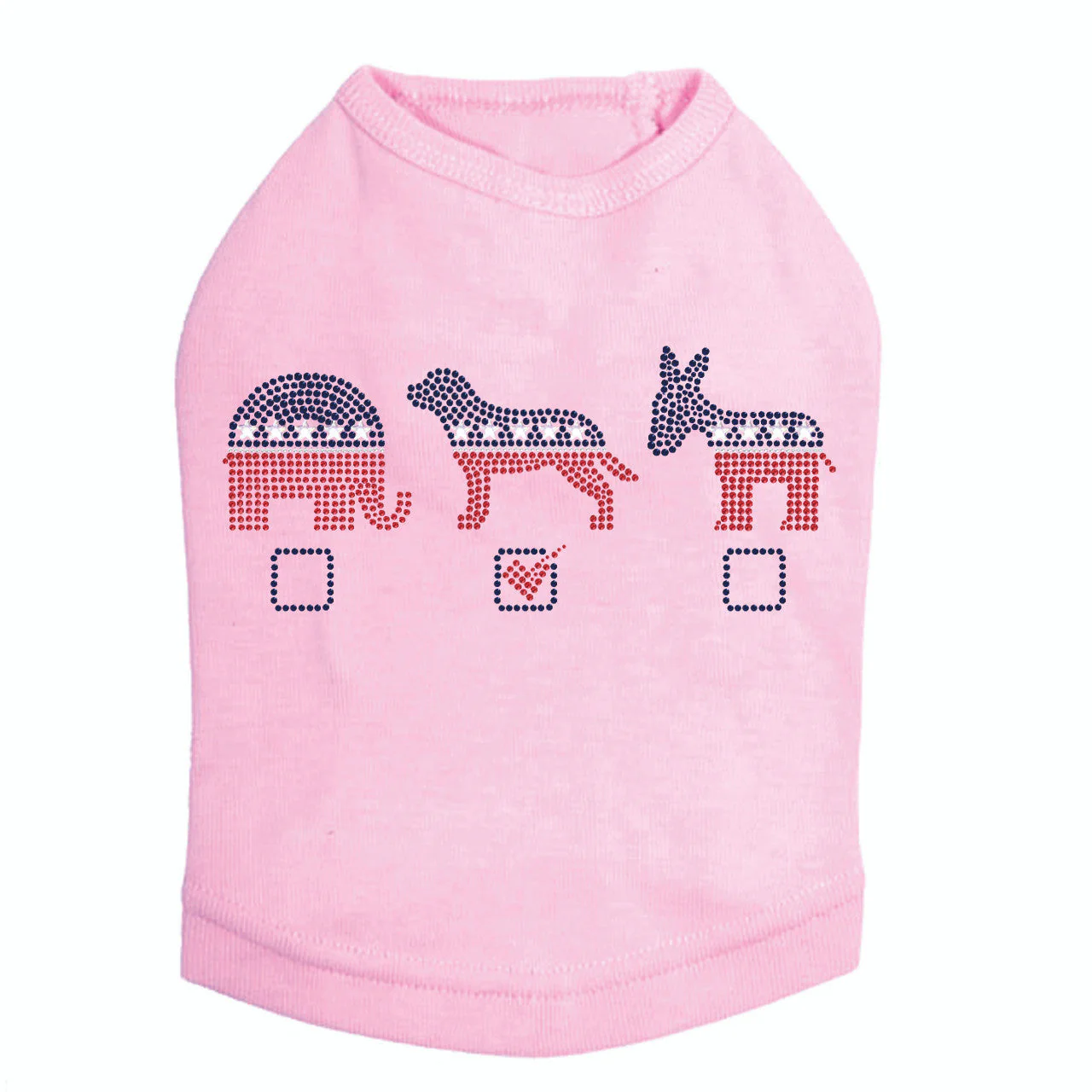 Vote Dog, Elephant, Donkey - Dog Tank - Image 10