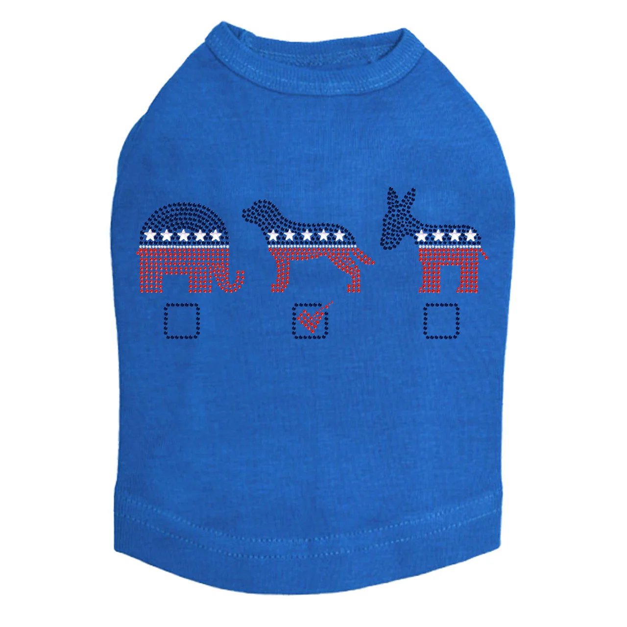 Vote Dog, Elephant, Donkey - Dog Tank - Image 2