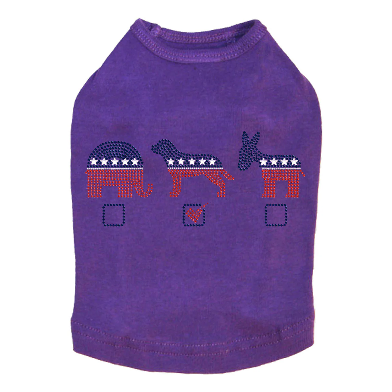 Vote Dog, Elephant, Donkey - Dog Tank - Image 4