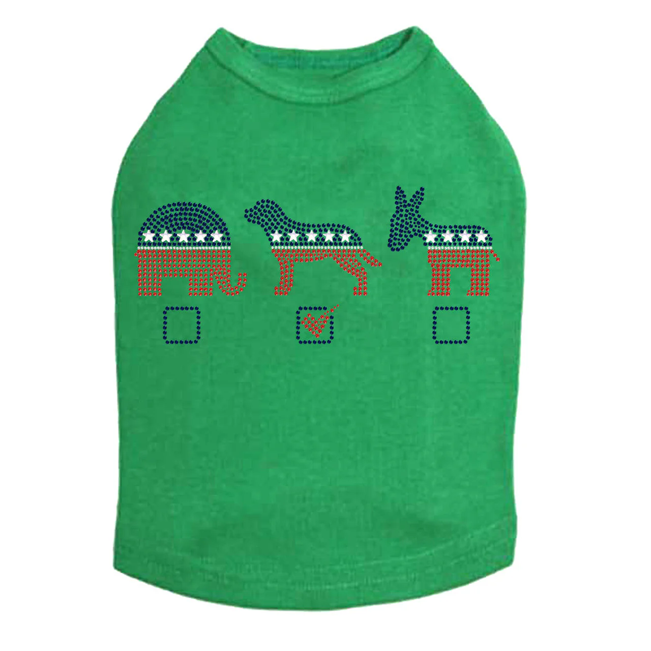 Vote Dog, Elephant, Donkey - Dog Tank - Image 6