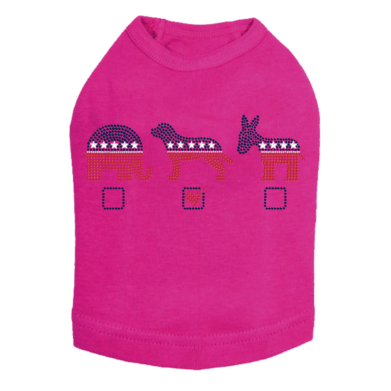 Vote Dog, Elephant, Donkey - Dog Tank - Image 7
