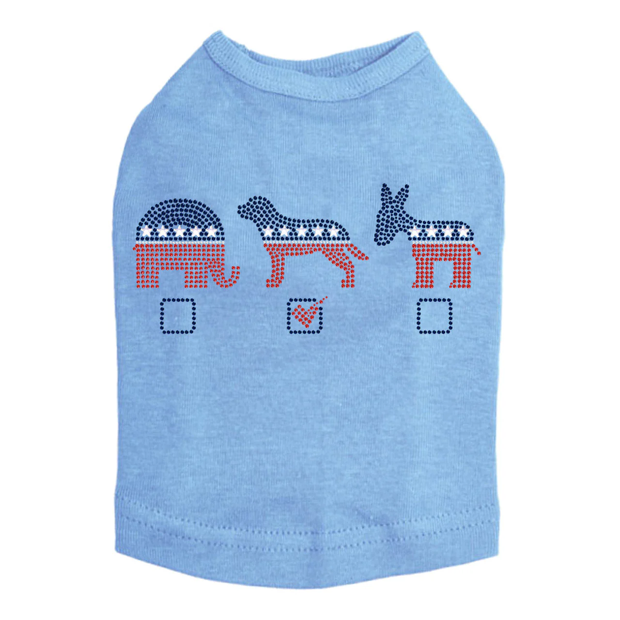 Vote Dog, Elephant, Donkey - Dog Tank - Image 9
