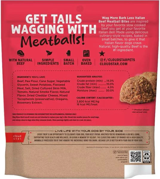 Wagmore Grain Free Beef Meatball Bites Dog Treats (14oz) - Image 2