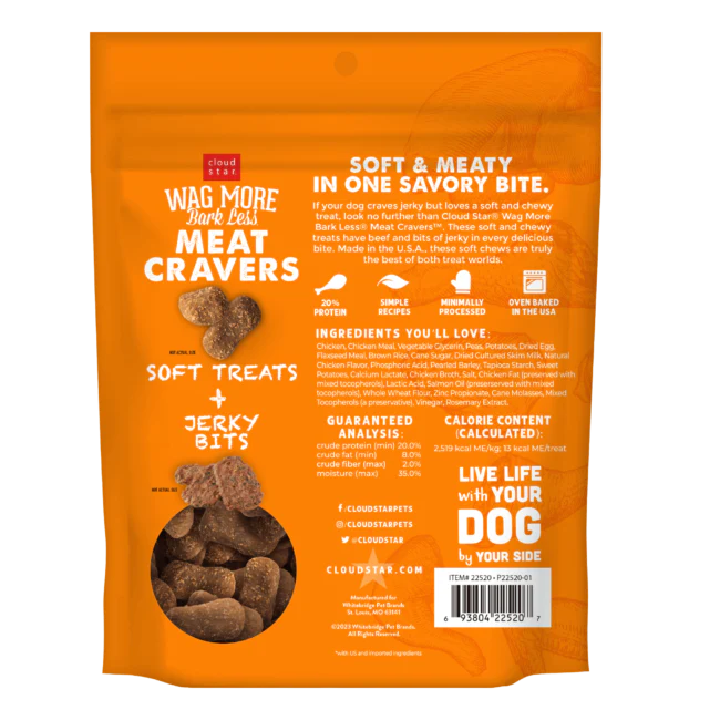 Wagmore Meat Cravers Chicken Dog Treats (5oz) - Image 2