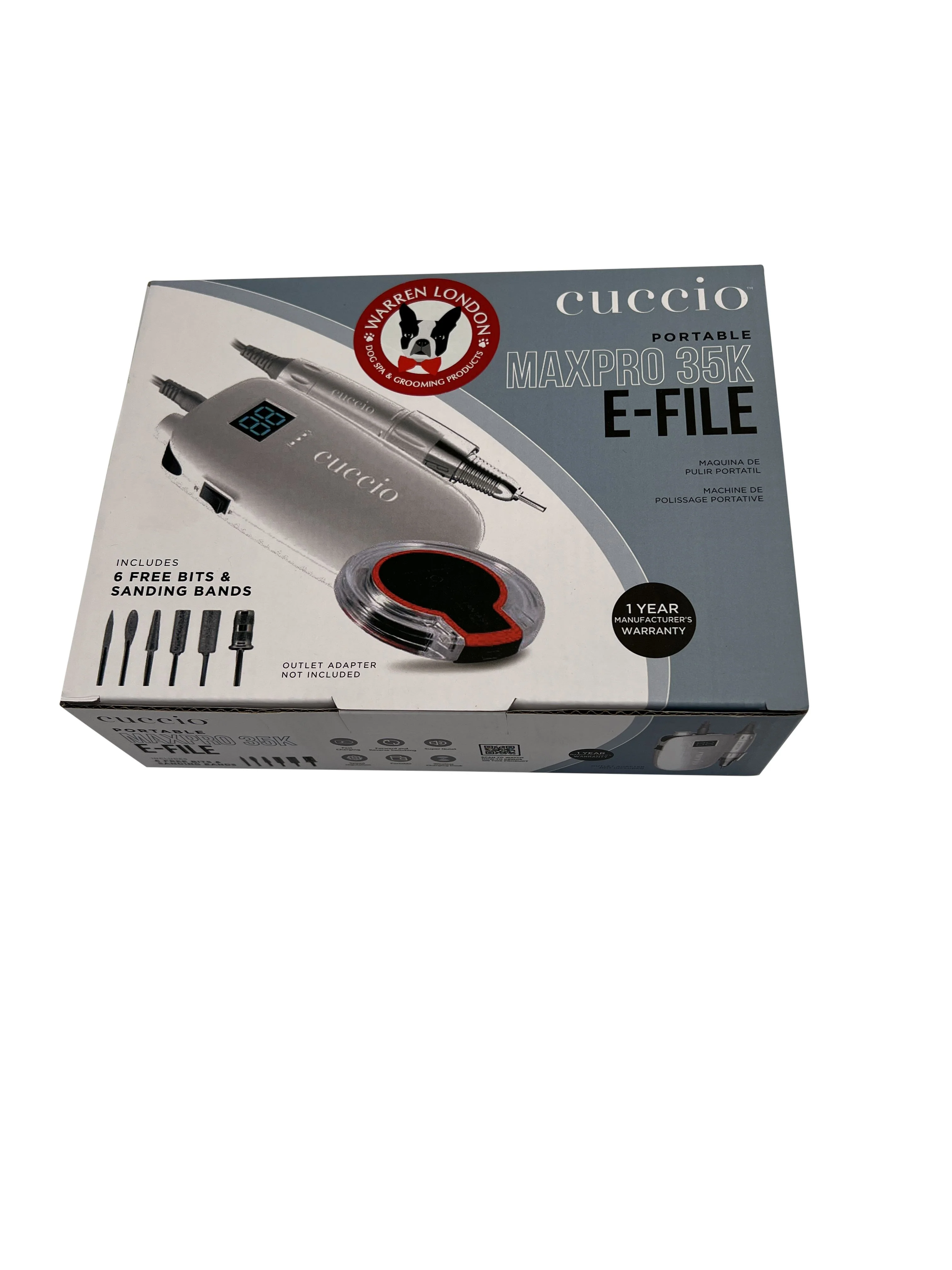 Warren London/Cuccio MaxPro Dog Nail E-File Trimmer - Image 3