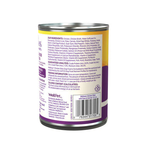 Wellness Adult Chicken Stew Wet Dog Food (12.5oz) - Image 2