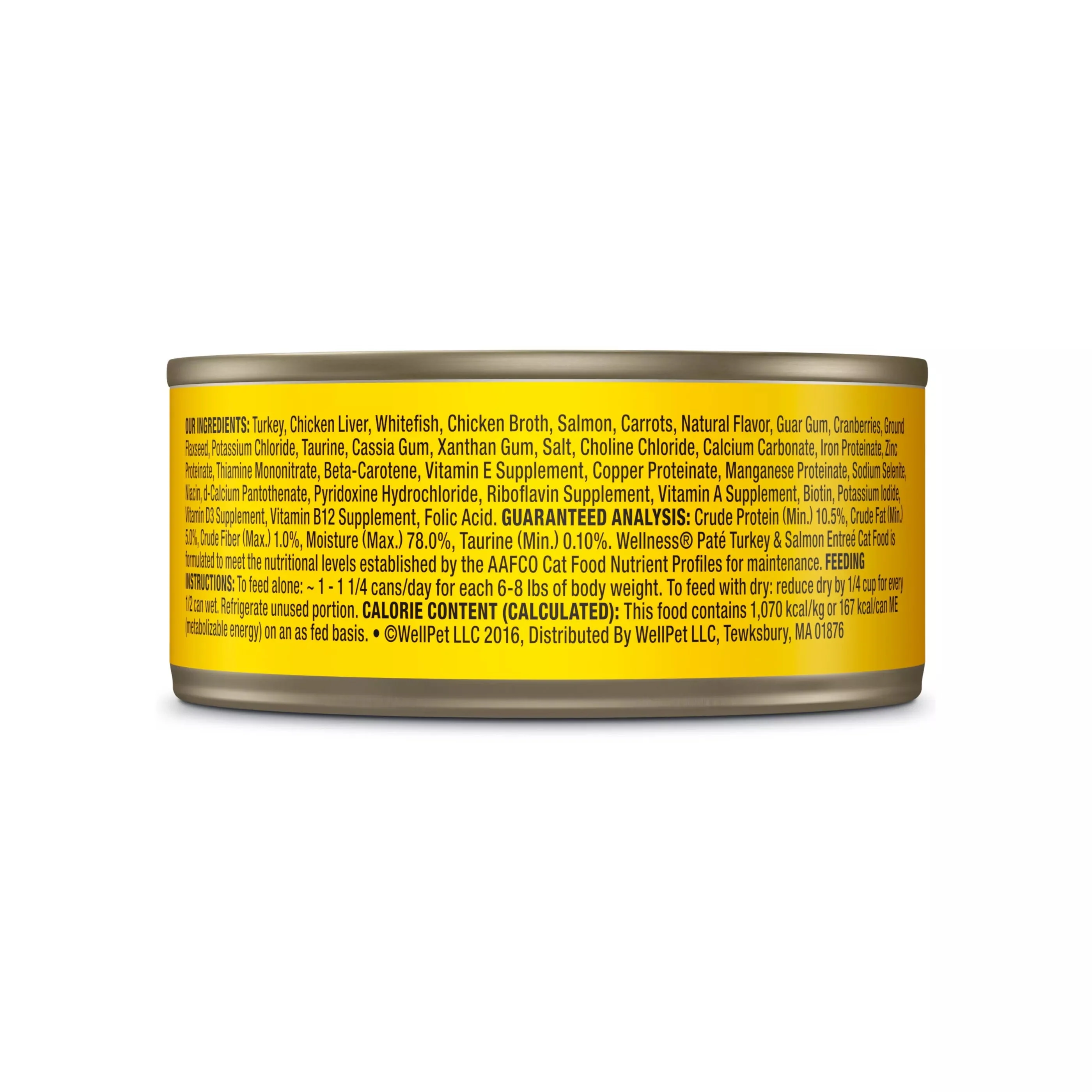 Wellness Complete Health Adult Turkey and Salmon Pate Wet Cat Food (3oz) - Image 2