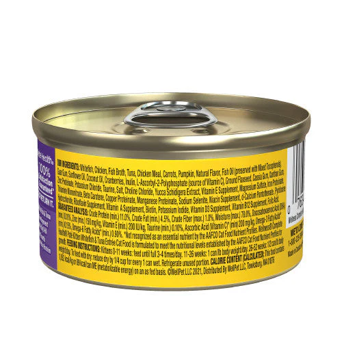 Wellness Complete Health Kitten Whitefish and Tuna Pate Wet Cat Food (3oz) - Image 2