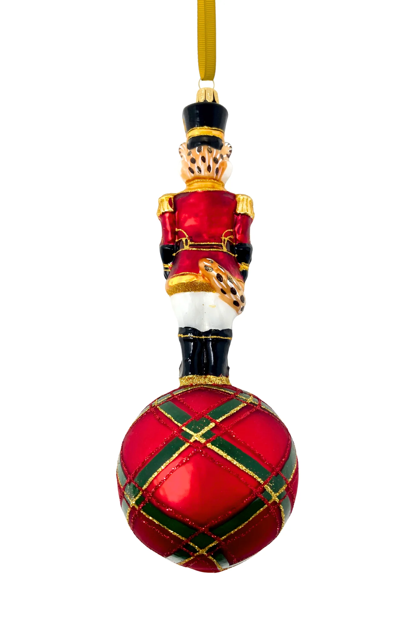 Westminster Leopard Glass Christmas Ornament - Image 3