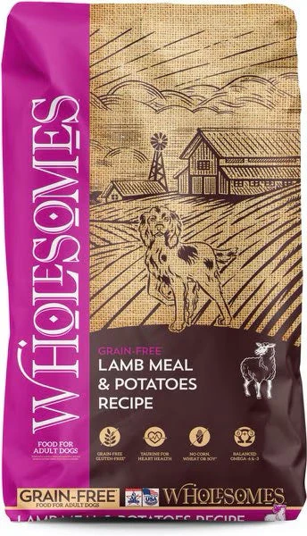 Wholesomes Grain Free Lamb Meal & Potatoes Dry Dog Food (35lb)
