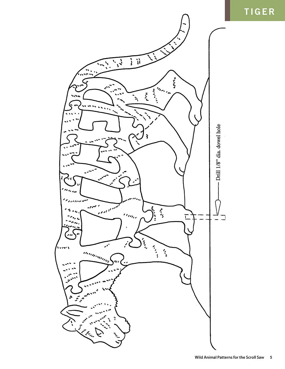 Wild Animal Patterns for the Scroll Saw - Image 3