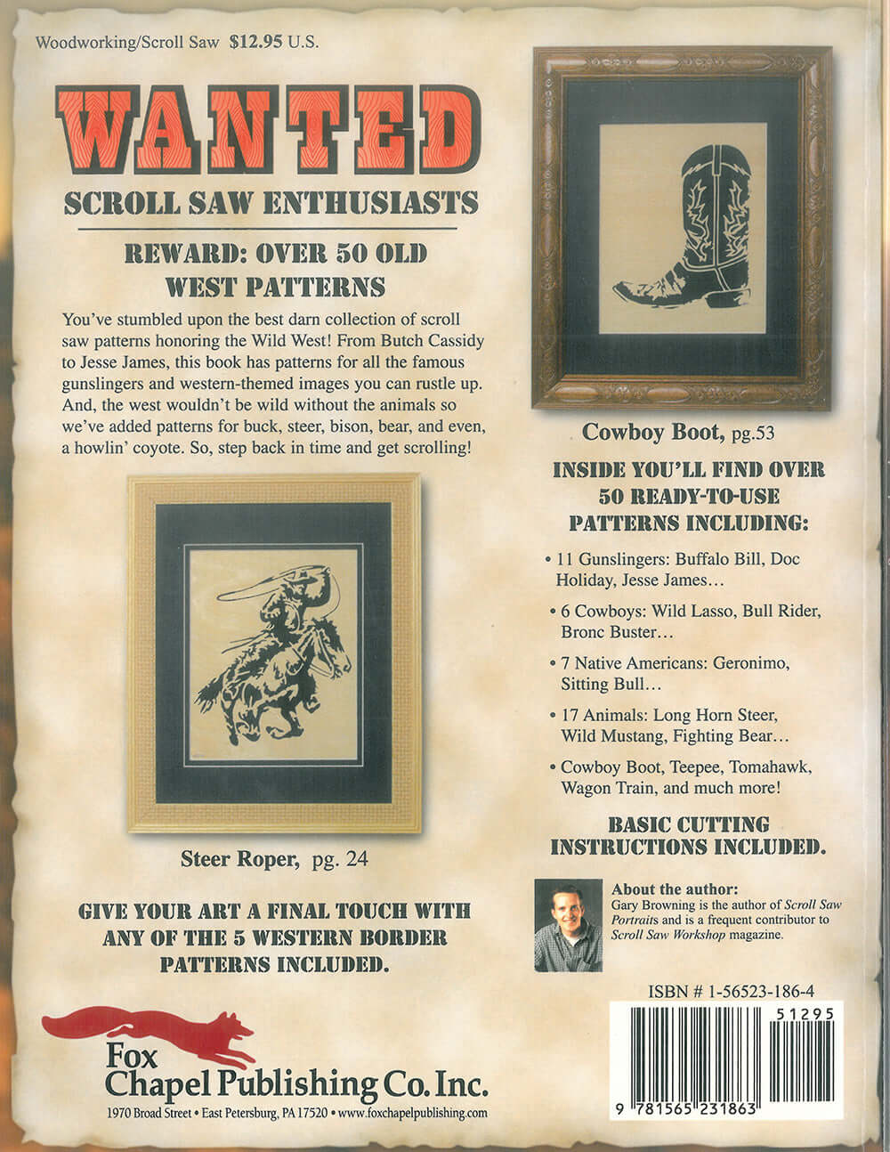 Wild West Scroll Saw Portraits - Image 7