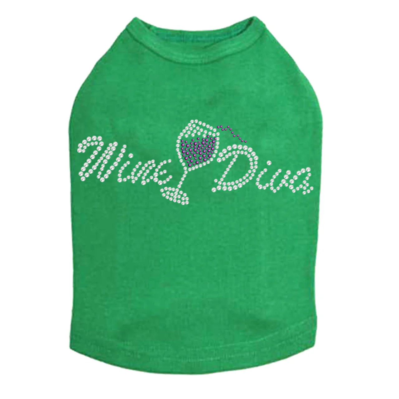 Wine Diva 1 - Dog Tank - Image 15
