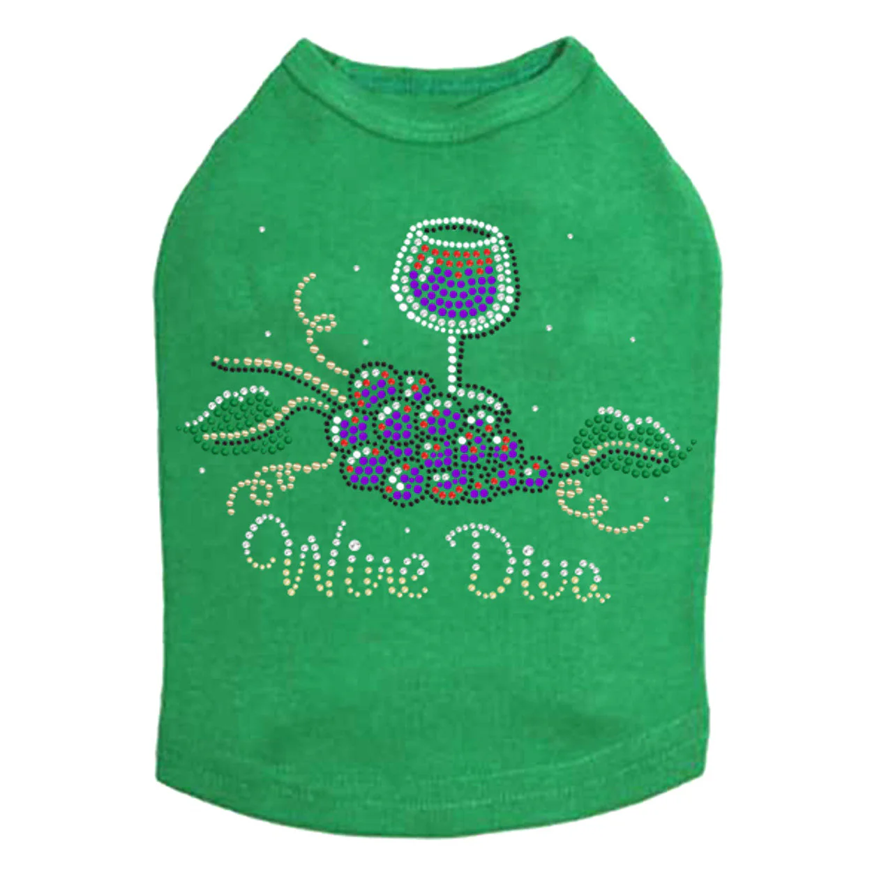 Wine Diva 2 - Dog Tank - Image 2