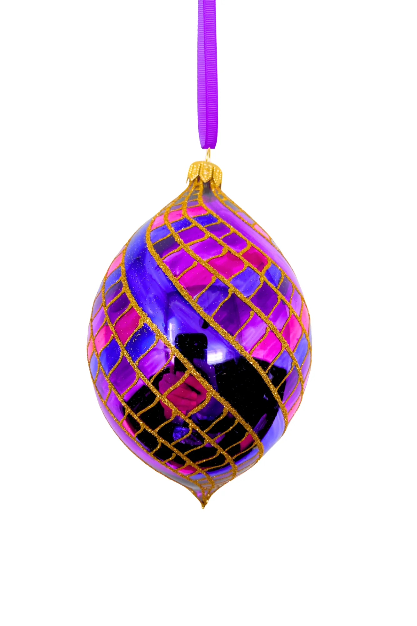 Winning Streak Spinner Glass Ornament - Image 2