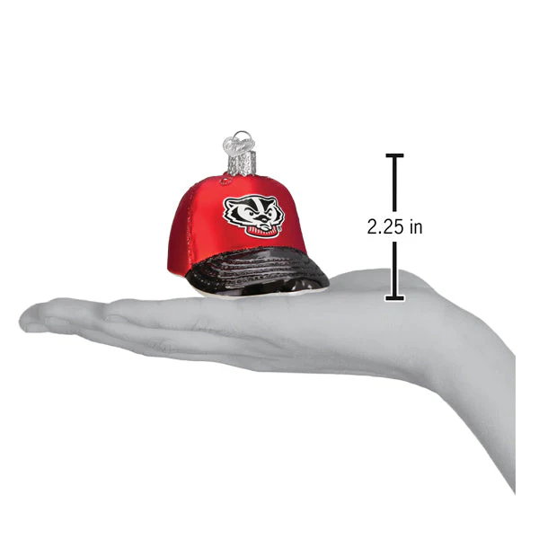 Wisconsin Baseball Cap Ornament - Image 4